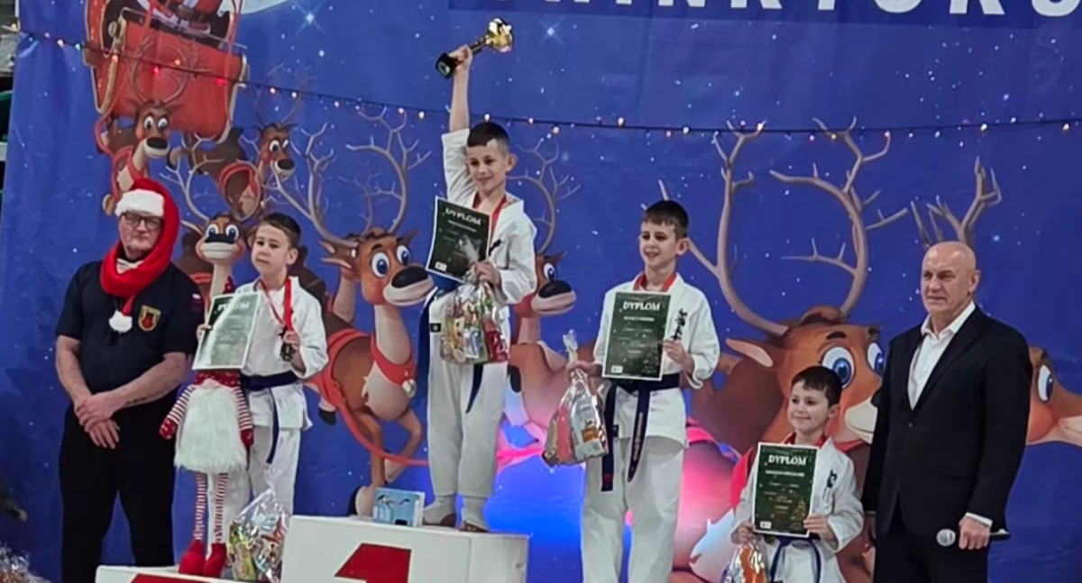 Zawodnicy KK Randori zdominowali Turniej Mikołajkowy Shinkyokushin w Sosnowcu. Na podium wchodzili raz za razem