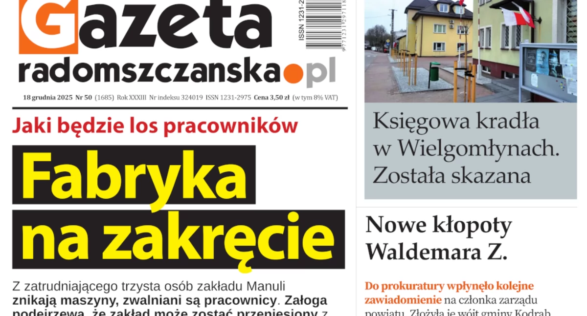 O czym przeczytasz w najnowszym wydaniu Gazety Radomszczańskiej