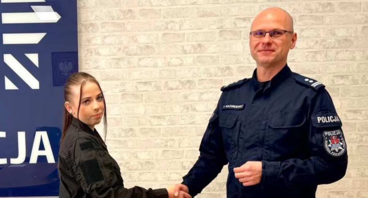 Karolina Rachwalik, uczennica Mechanika, zobaczyła mężczyznę na ulicy. Od razu zaczęła mu pomagać