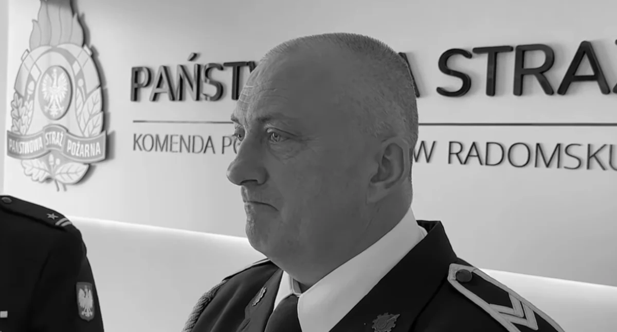 Odszedł starszy ogniomistrz Krzysztof Boruta ze Strzałkowa. W straży pożarnej służył 25 lat