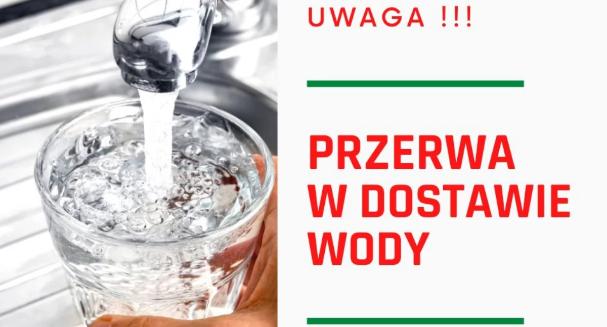 Awaria wodociągu na Narutowicza. Kilka ulic bez wody