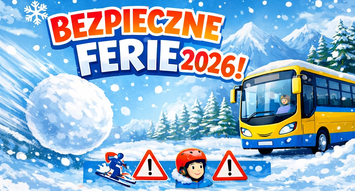 Ferie 2026. Policja nasili kontrole autokarów i bezpieczeństwa dzieci na drogach