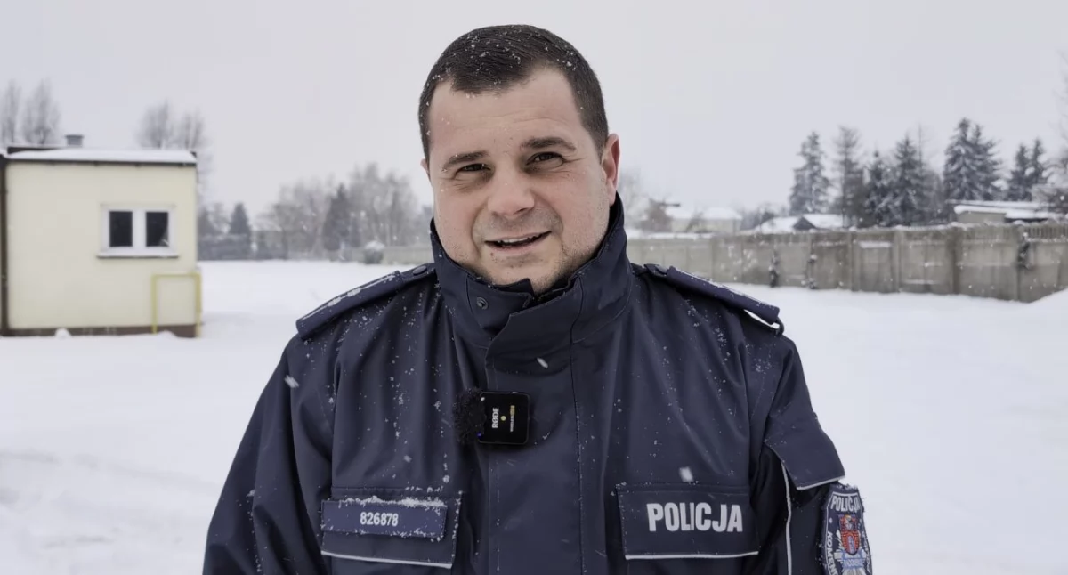 WOŚP 2026. Aspirant Dariusz Kaczmarek: - Zostań oficerem prasowym komendanta powiatowego policji w Radomsku… Na jeden dzień
