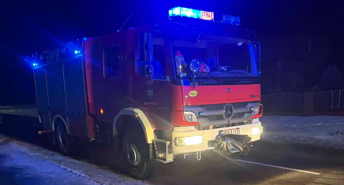 W jednym z domów odezwała się czujka. Dyżurny wysłał tam dwa zastępy strażaków