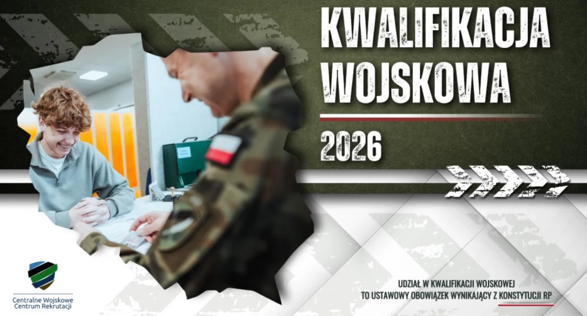 Kwalifikacja wojskowa 2026 od lutego do końca kwietnia. Osiemnastolatkowie, szykujcie się na wezwanie