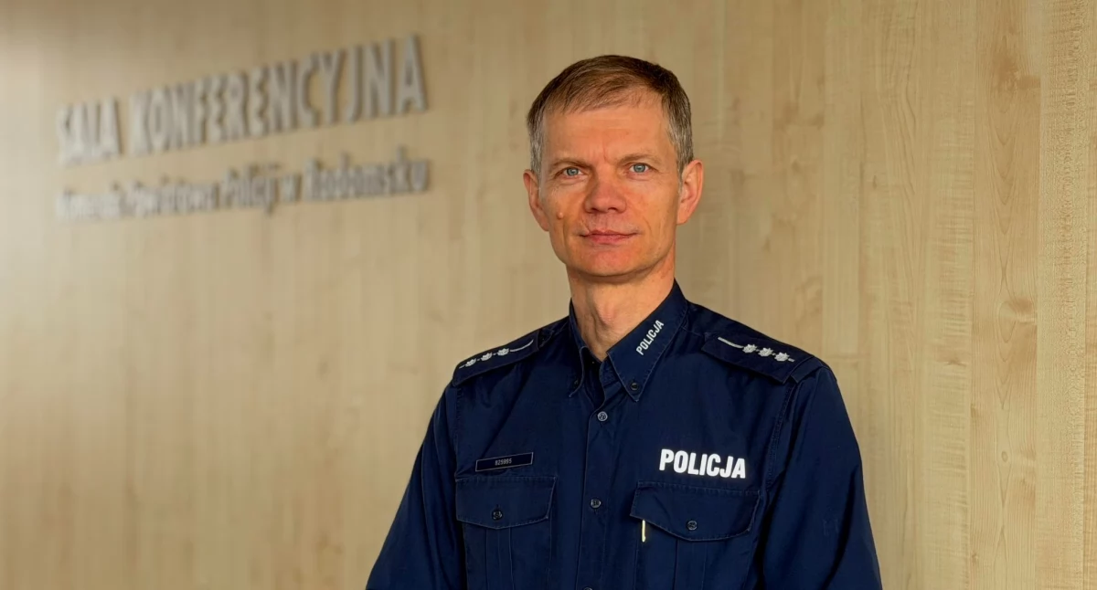Poznaj swojego dzielnicowego. Starszy aspirant Jarosław Gąsiorek, dzielnicowy w gminie Kamieńsk