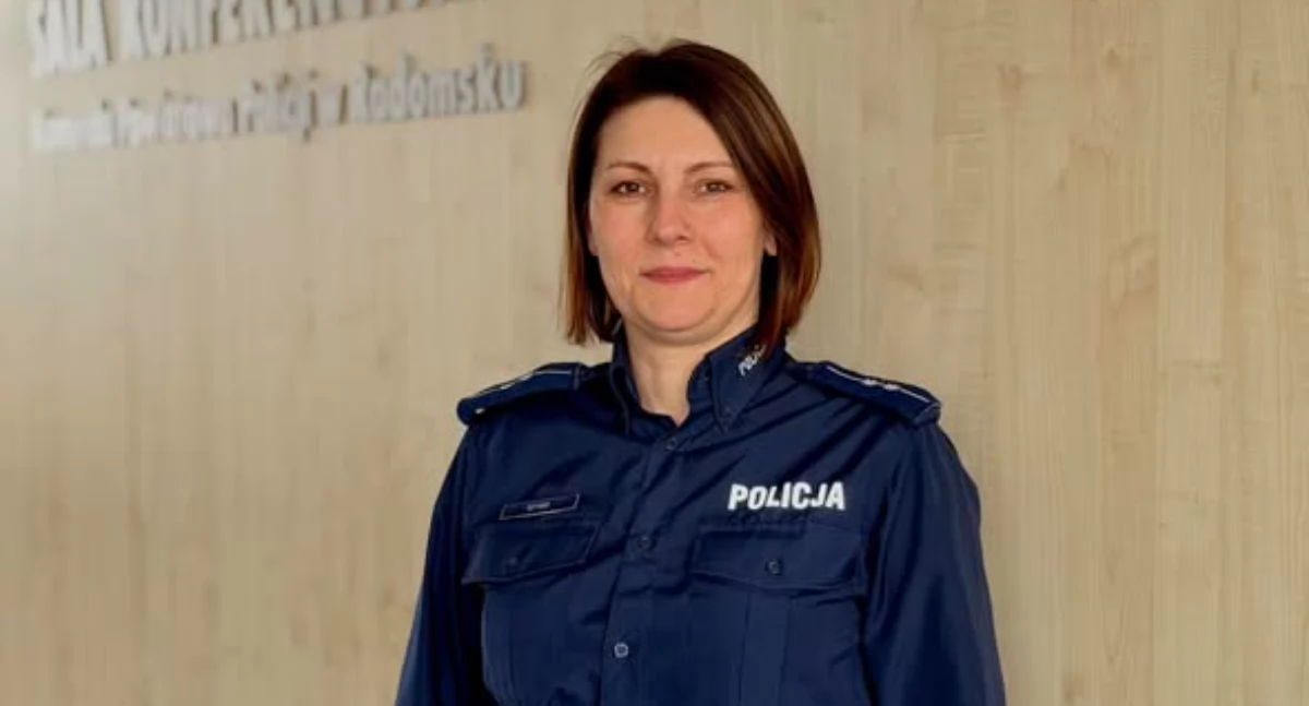 Poznaj swojego dzielnicowego. Aspirant Sylwia dzielnicową jest w gminie Gomunice