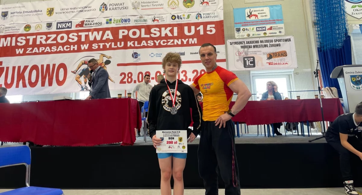 Nikodem Proszowski brązowym medalistą zapaśniczych Mistrzostw Polski U15