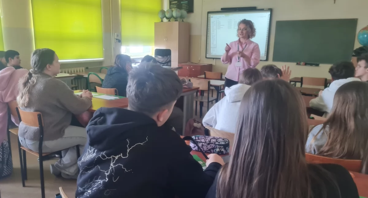 Warsztaty z KRUS‑em dla uczniów w Dobryszycach