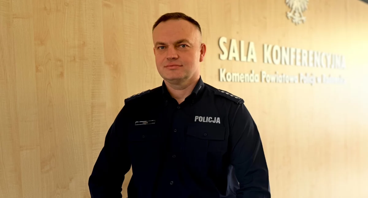 Poznaj swojego dzielnicowego. Aspirant sztabowy Mariusz Chrostowski. Jego rejon ma numer 8