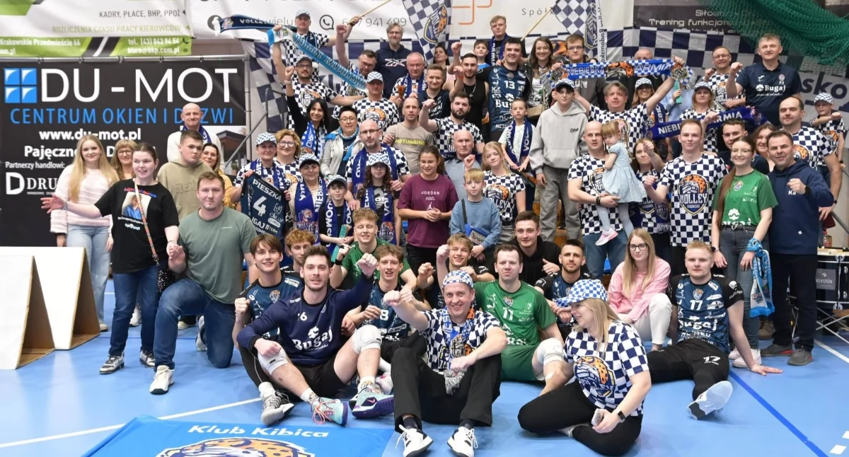 Seniorzy walczyli w Wieluniu o każdą piłkę. Bugaj Volley przegrywa z liderem i pozostaje w II lidze