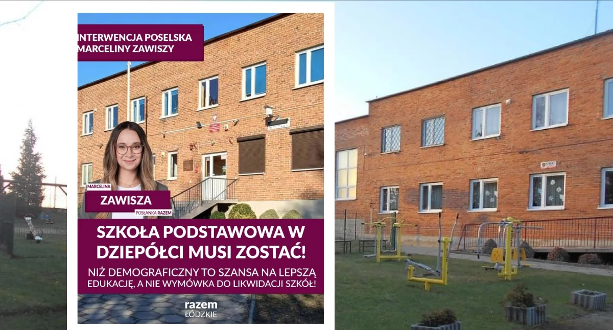 Posłanka Zawisza broni szkoły w Dziepółci. „Pokrzyczeć łatwo, ale rozwiązać problem? To już nie ja