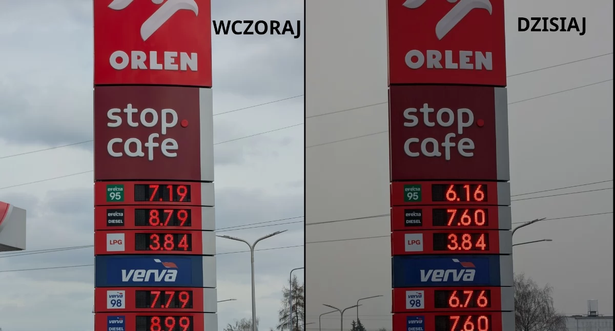 Paliwo tańsze o ponad złotówkę. Kierowcy od dzisiaj tankują w regulowanych cenach. Tylko LPG bez zmian