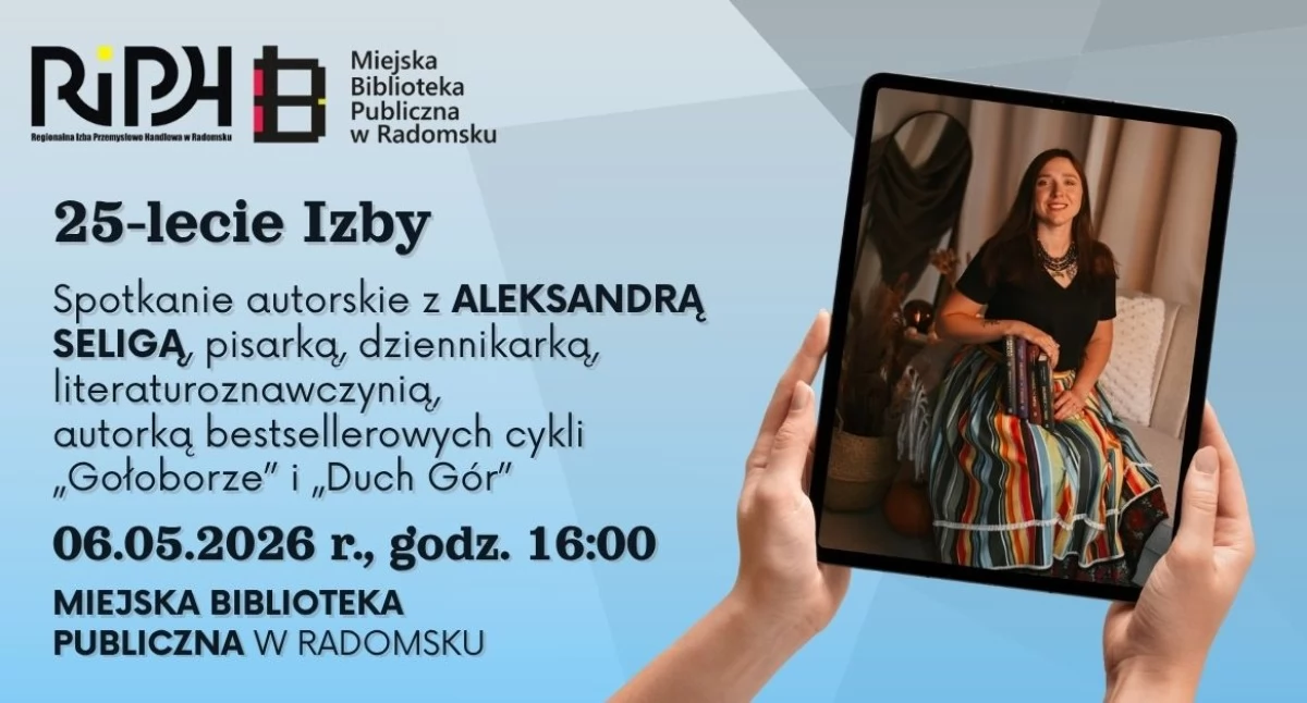 Radomszczanka, która zaczarowała słowiańską fantastykę. Spotkanie z dr Aleksandrą Seligą w bibliotece
