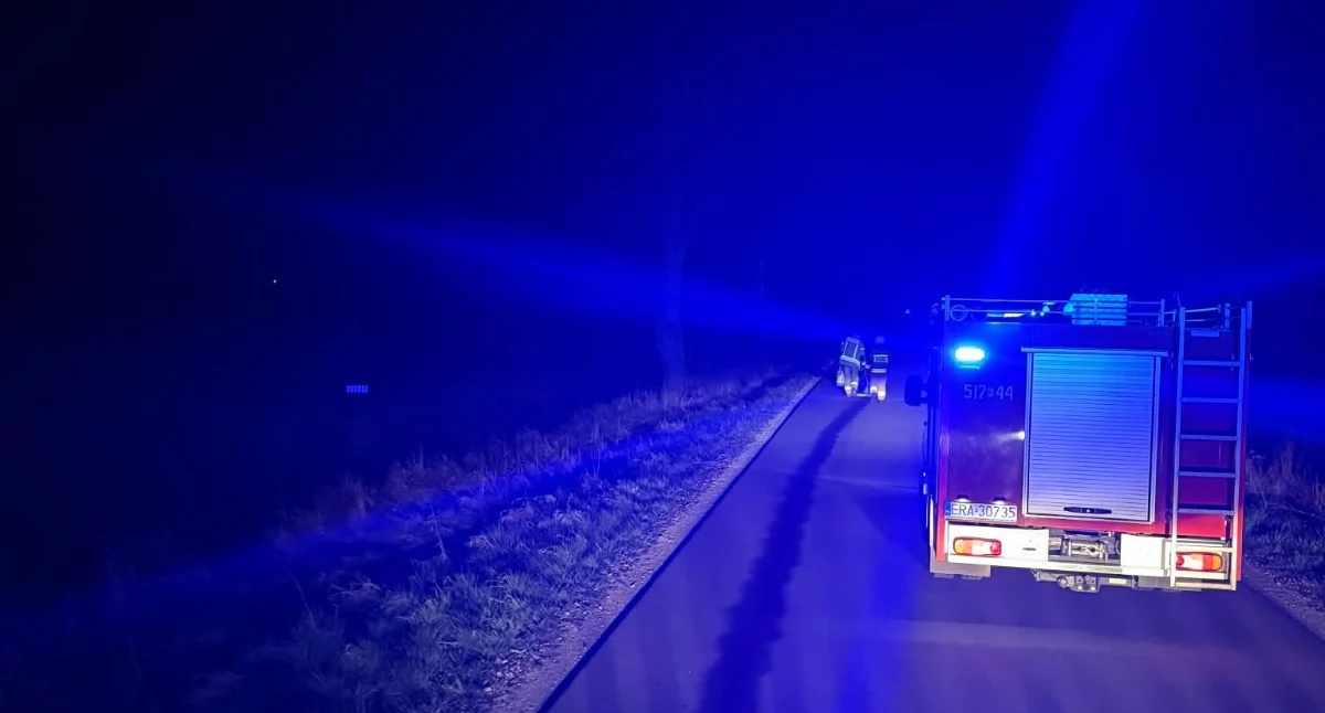Plama miała dwa kilometry. Dyżurny wysłał dwa zastępy. Akcja trwała godzinę