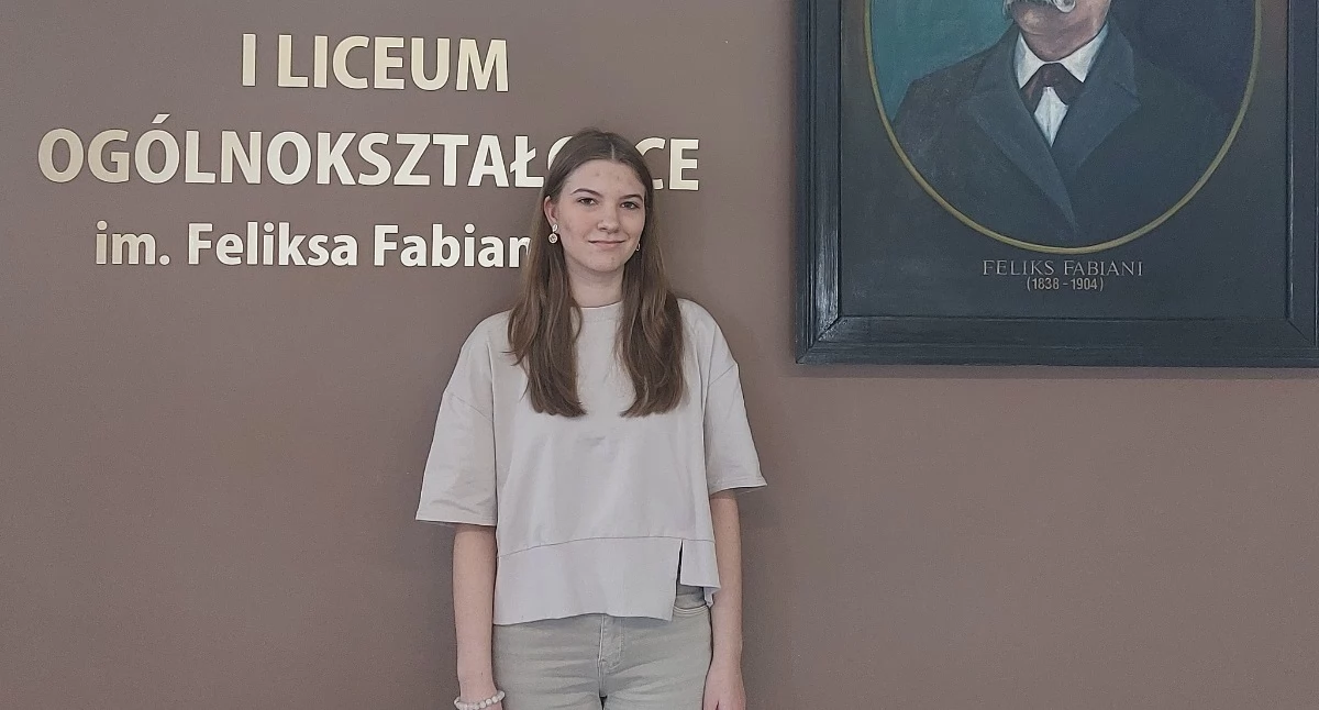 Róża Zielińska z I LO laureatką ogólnopolskiej olimpiady. Indeks studentki ma już w kieszeni. Musi tylko wybrać