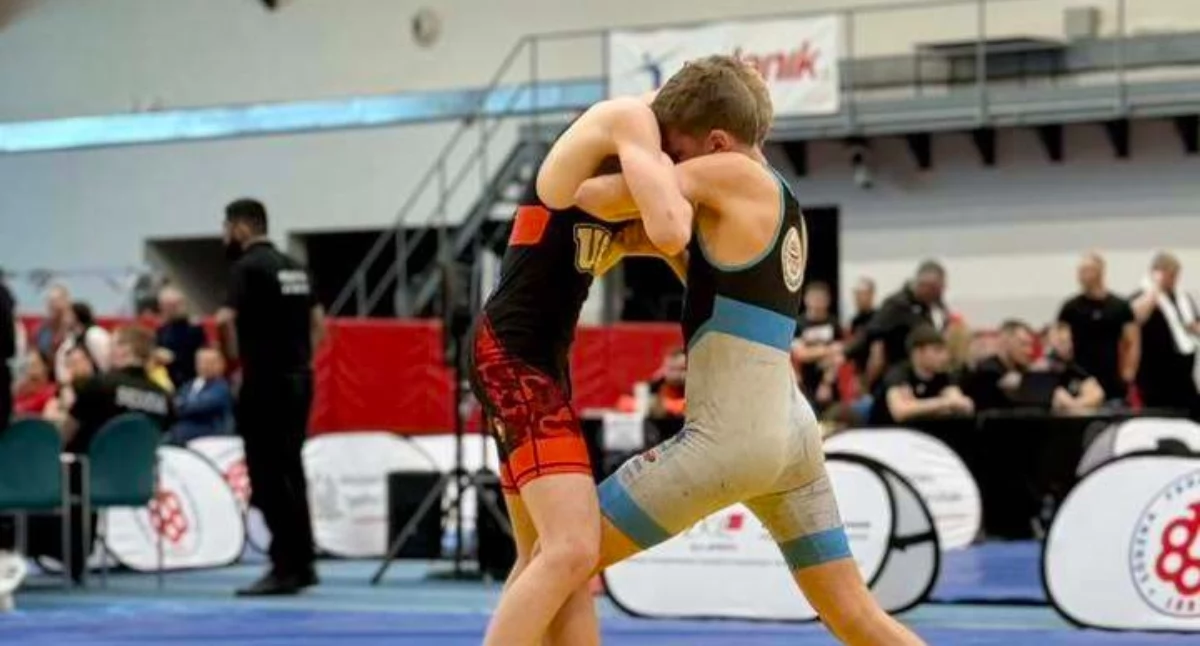 Szymon Młynarczyk z UKS-u Zapaśnika Radomsko brązowym medalistą XXXII Ogólnopolskiej Olimpiadzie Młodzieży
