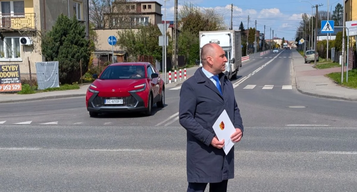 [WIDEO] Wicestarosta Jacek Gębicz: - W sprawie tego skrzyżowania działamy od początku kadencji, ale dziękuję radnemu Zyberyngowi