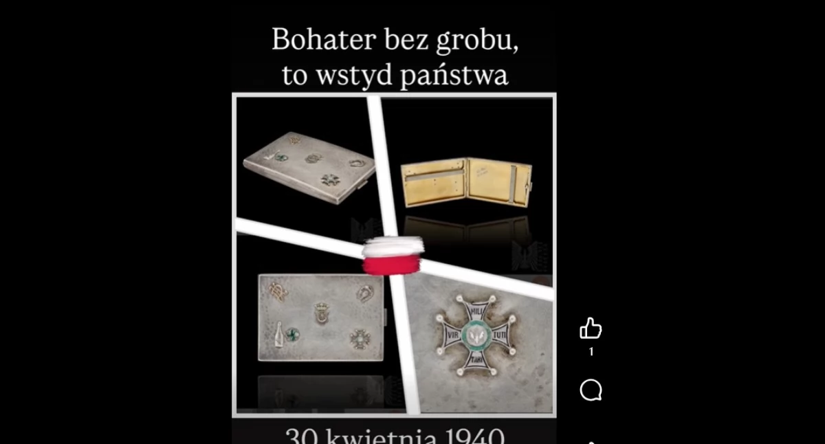 Pan Krzysztof: - Papierośnica majora Hubala przepadła. Bohater bez grobu to wstyd dla państwa