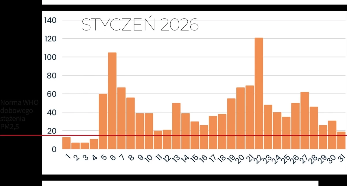 To był katastrofalny sezon dla naszego zdrowia. 139 dni ze smogiem. Powinno ich być maksymalnie 18 w roku. Sprawdziliśmy dane z Radomska