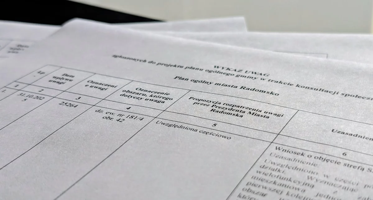 CZĘŚĆ 2: Mamy wstępną listę uwzględnionych i odrzuconych przez miasto uwag mieszkańców do Planu Ogólnego [UWAGI 59-114]