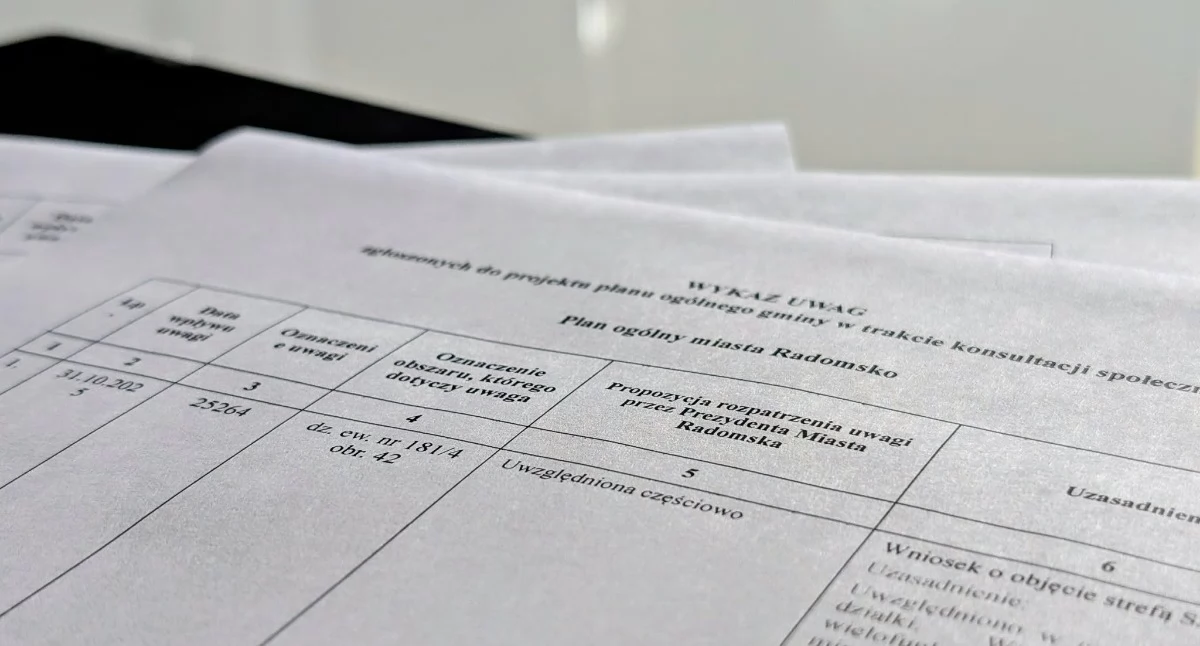 CZĘŚĆ 4: Mamy wstępną listę uwzględnionych i odrzuconych przez miasto uwag mieszkańców do Planu Ogólnego [UWAGI 195-263]