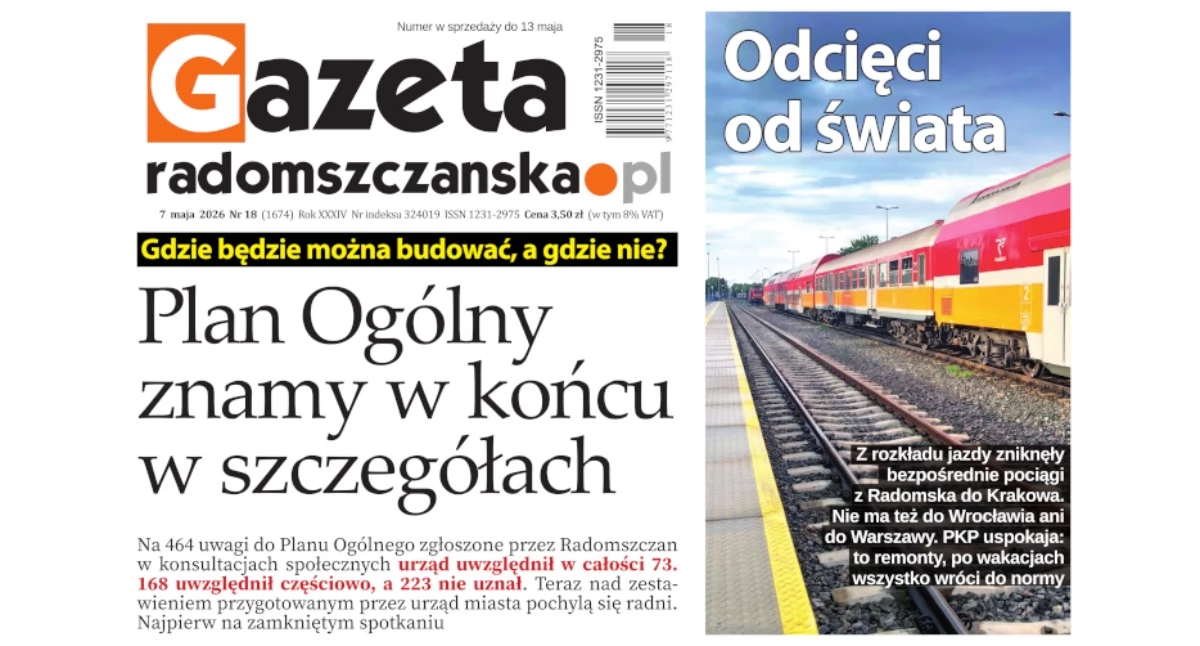 Sprawdź, o czym przeczytasz w najnowszym wydaniu Gazety Radomszczańskiej