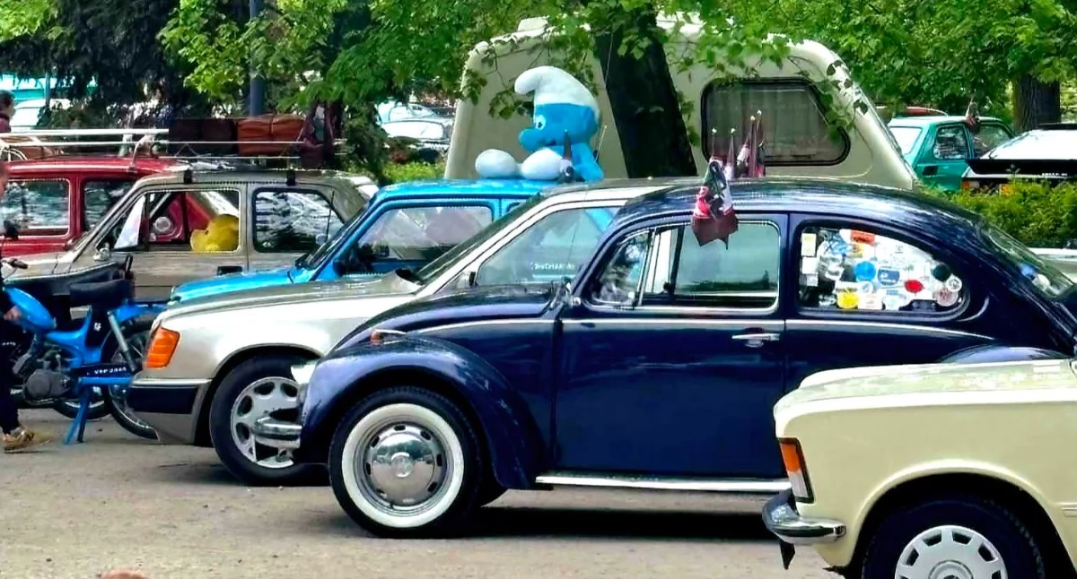Pierwsze urodziny stowarzyszenia ERA Klasyki. W parku ustawiły się motoryzacyjne ślicznotki