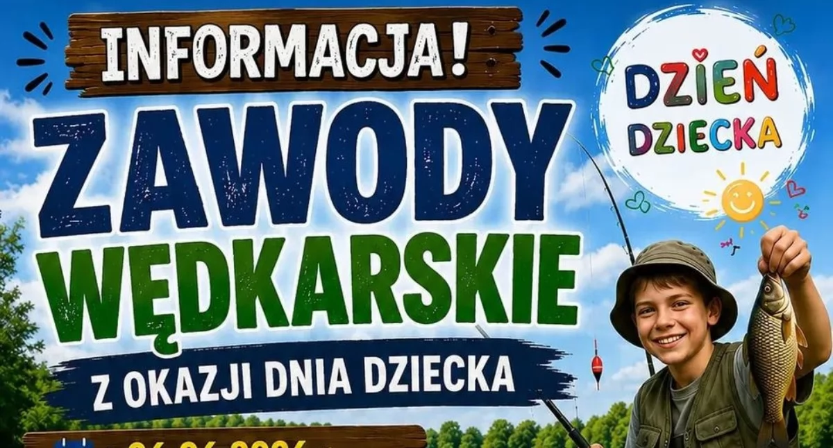Dzień Dziecka nad wodą w Trzebcach – wędki w ruch!