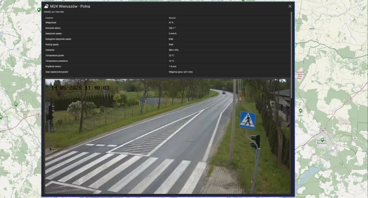 Bezpieczne Łódzkie. Kierowco, zanim ruszysz w trasę, zajrzyj do internetu. Do kamer i stacji pogodowych