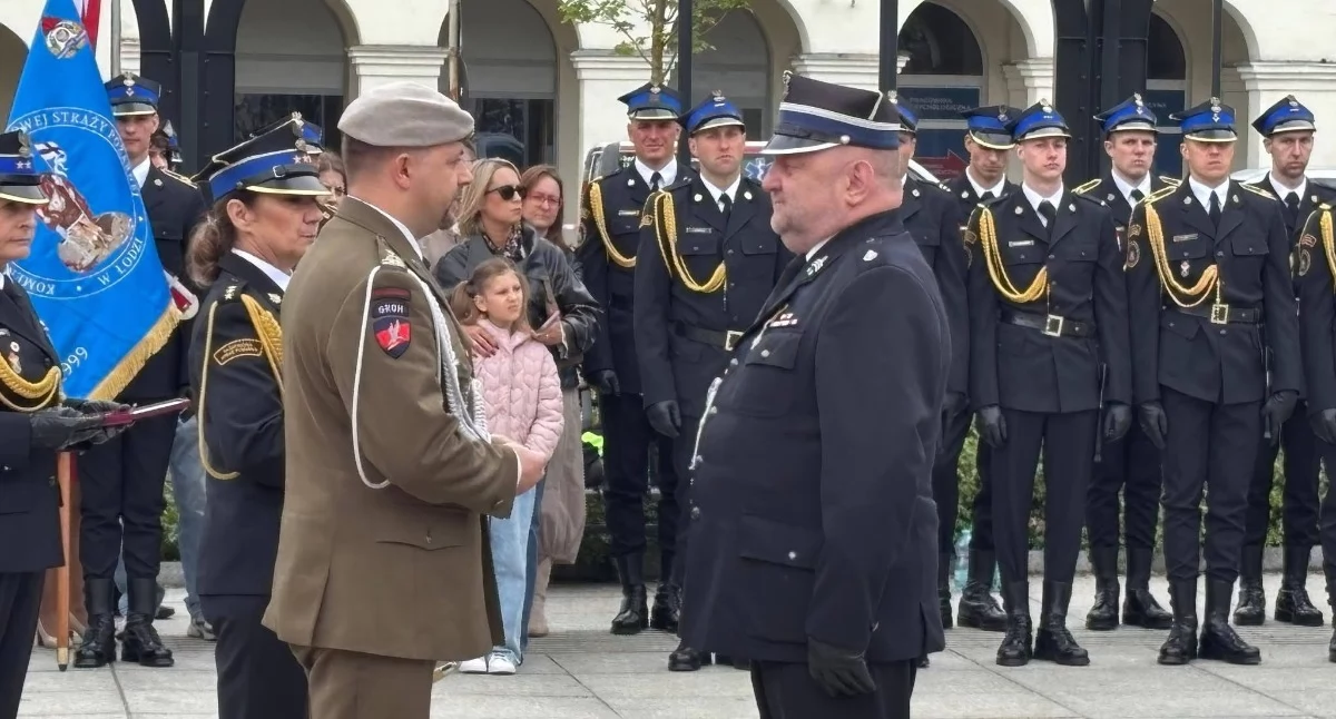 Druh Wojciech Mordak, strażak ochotnik z Przedborza, odznaczony Krzyżem Świętego Floriana