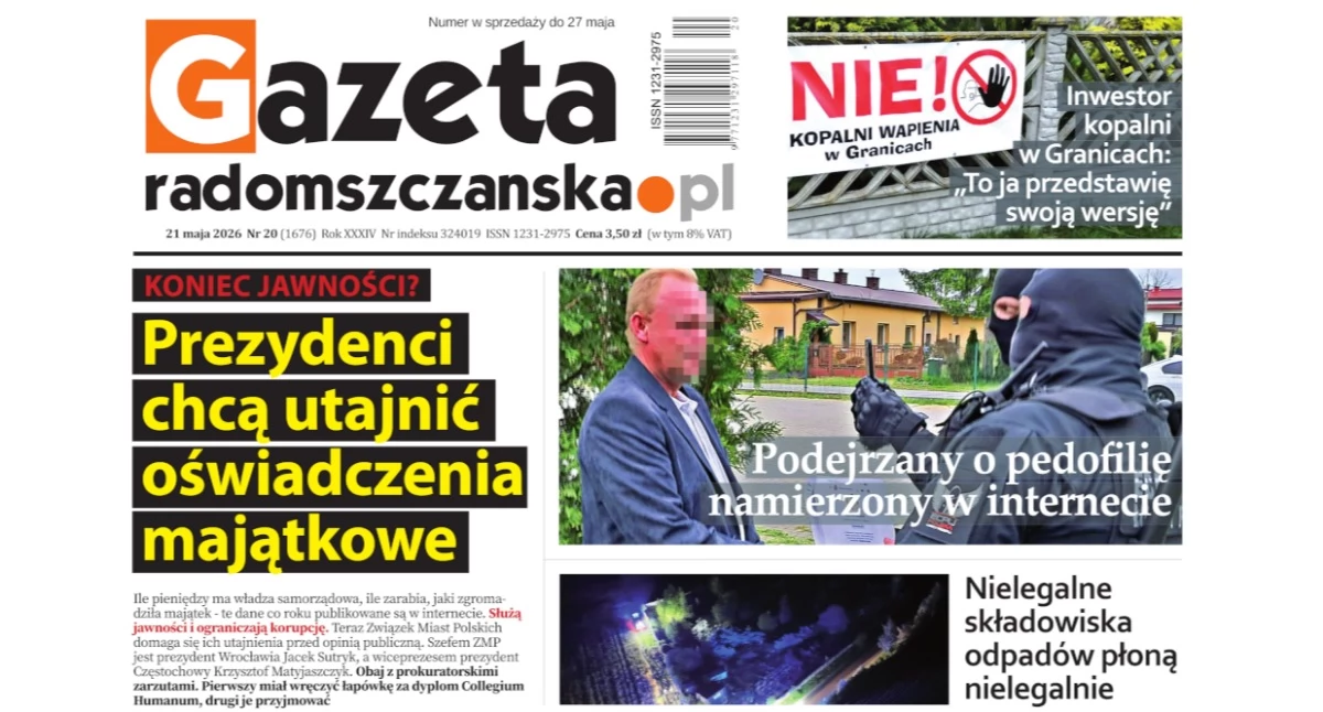 Sprawdź, o czym przeczytasz w najnowszym wydaniu Gazety Radomszczańskiej