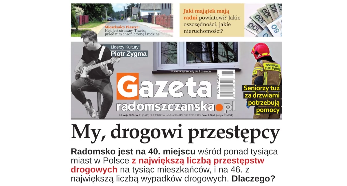 Sprawdź, o czym przeczytasz w najnowszym wydaniu Gazety Radomszczańskiej