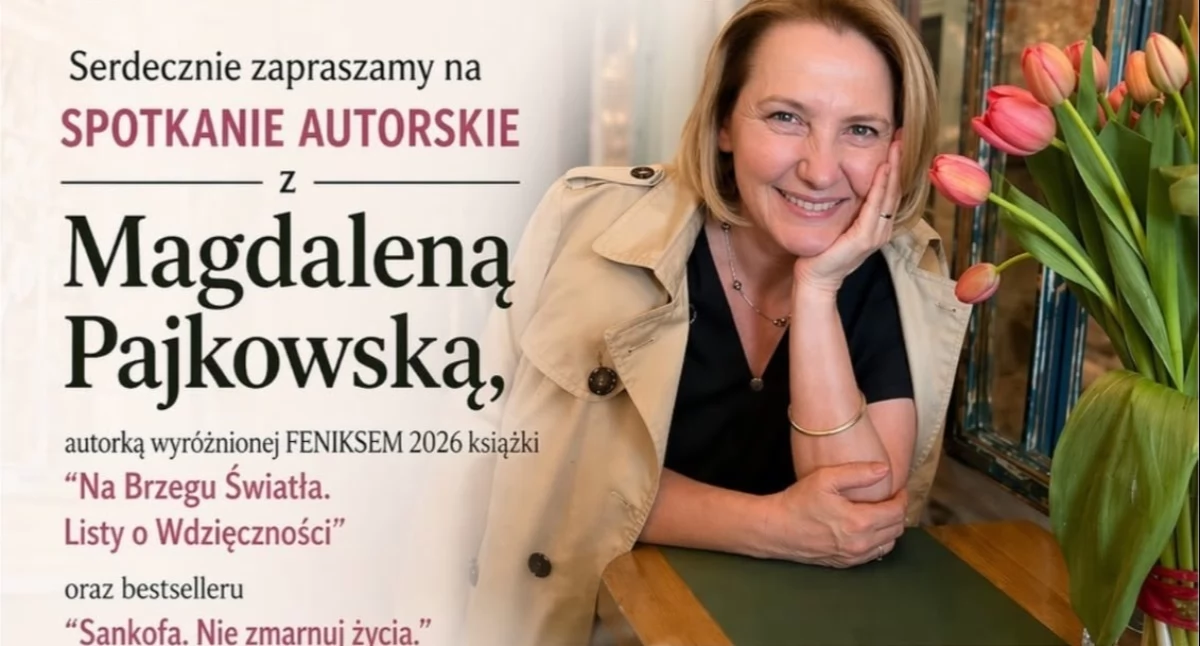 Miejska biblioteka zaprasza na spotkanie z Magdaleną Pajkowską. W ramach Radomszczańskich Dni Rodziny