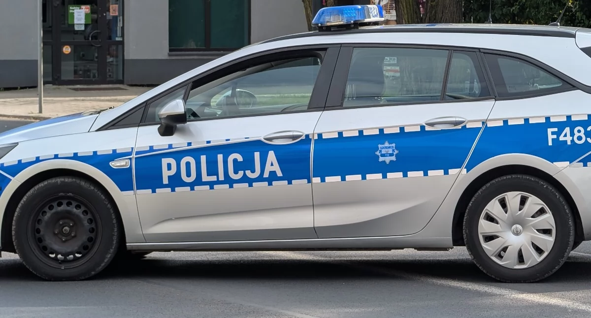Wypadek w Rzejowicach. Toyota wjechała do rowu. Na miejscu są służby ratunkowe