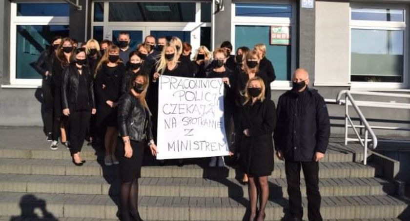 Policja: pracownicy cywilni domagają się podwyżki pensji, mają dość zarabiania najniższej krajowej