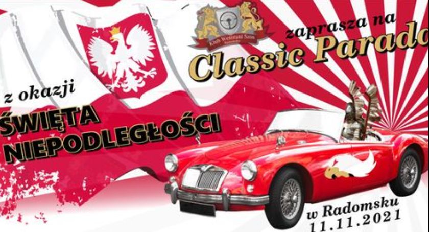 Classic Parada w Radomsku z okazji Święta Niepodległości