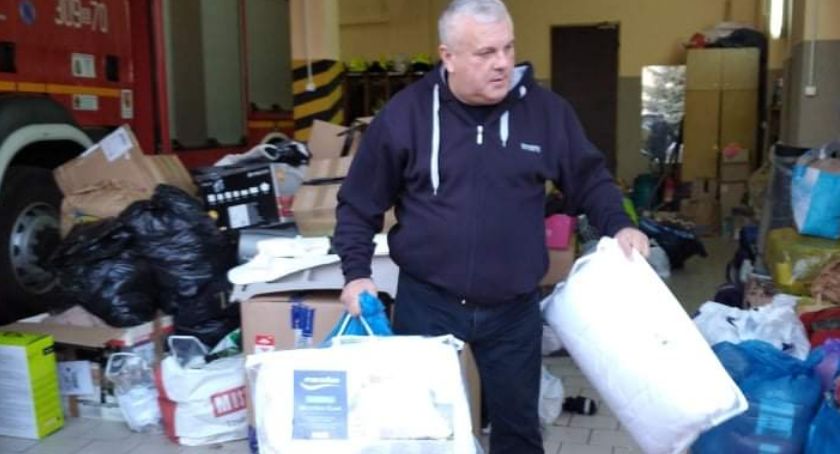 Humanitarna pomoc radomszczan dla uchodźców trafiła już do punktu pomocy w Michałowie
