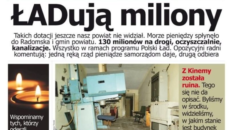 O czym przeczytasz w najnowszym wydaniu Gazety Radomszczańskiej