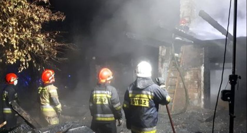 Pożar w Wielgomłynach. Prawdopodobnie znów było to podpalenie 