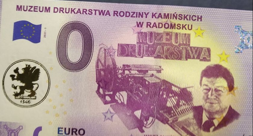 Premiera banknotu 0 Euro z wizerunkiem Janusza Kamińskiego