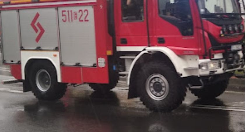 Pożar mieszkania w budynku mieszkalnym przy ul. Wojska Polskiego