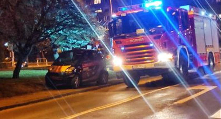 Poszkodowany w wypadku na Piastowskiej trafił do szpitala