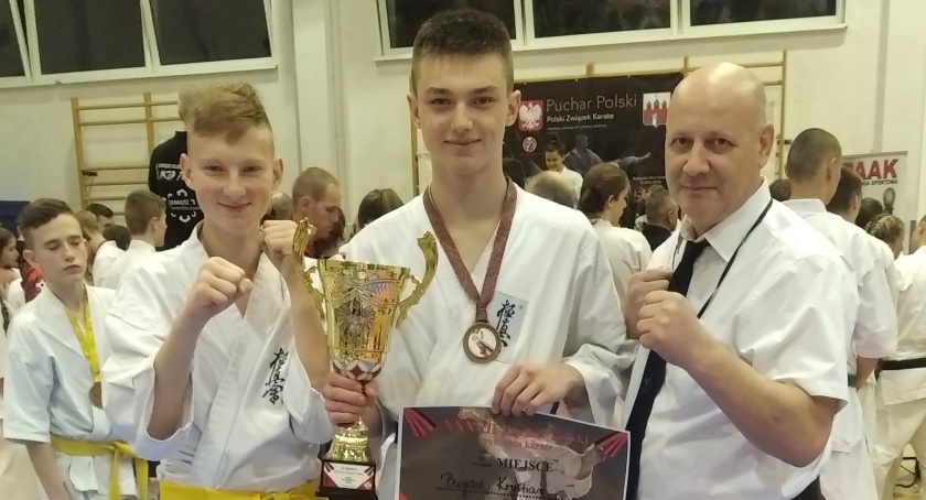 Krystian Bugdal wywalczył brąz na 37. Pucharze Polski Karate Kyokushin w Bydgoszczy