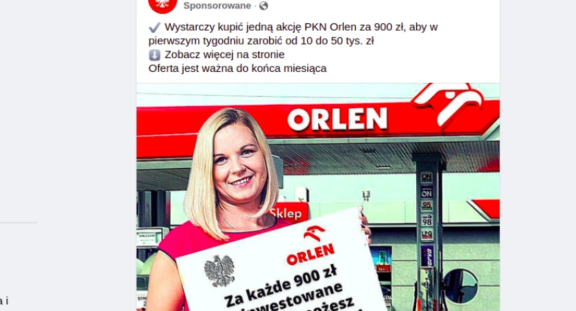 KNF ostrzega przed natrętną kampanią pseudo-Orlenu w mediach społecznościowych
