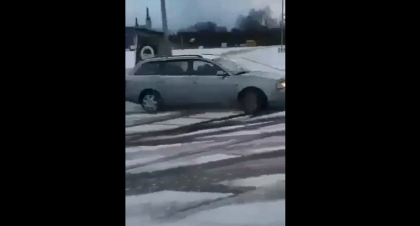 [Wideo] Dzwon roku na Interku. A może jednak dzban roku za kierownicą? Filmik trafił na Tik Toka