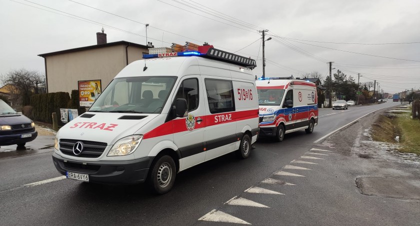 Strażacy pojechali oddać krew, a kiedy wracali natknęli się na mężczyznę z rozbitą głową