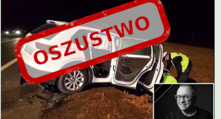 Jerzy Owsiak miał wypadek? Policja ostrzega: to fejk i próba wyłudzenia danych