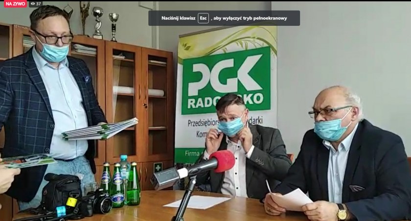 PGK reaguje. Dębski: żądam przeprosin. Konferencja odpowiedzią na konferencję