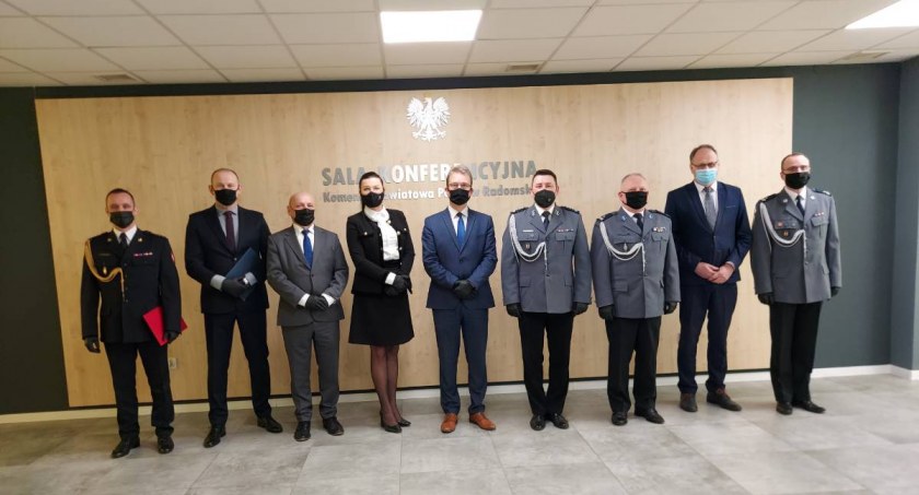Podinspektor Jarosław Knapik oficjalnie komendantem powiatowym policji w Radomsku